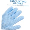 Guantes Exfoliantes de Baño de Poliéster 4 Piezas para Ducha