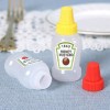Feawiai 4pcs Frascos Catsup Moztaza Mini Lunch Oficina Viajes 25ml
