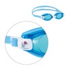 Swans SW-CR SKBL Swimming Goggles, Made in Japan, Sky Blue,