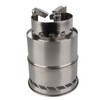 Outdoor Camping Equipment Windproof Wood Stove Cooking Stainless Steel Movable