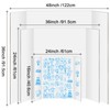 10 Pack Trifold Poster Board 48" X 36", IKAYAS Single