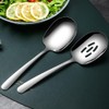 Extra Large Serving Spoons Set,Stainless Steel Slotted Spoon and Serving