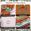 4Pcs Gingerbread House Door Cover Christmas Gingerbread Door Decorations Ginger