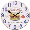 American Wall Clock, 13.4 inches (34 cm), Hamburger A111, Wall
