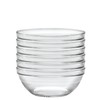 Duralex 6 cm LYS Stacking Bowl, Pack of 4, Transparent