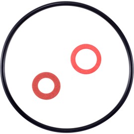 YALOJE 3pcs Carburetor Float Bowl Gasket Kit, Carburetor Bowl Gasket and Bolt Washer, Compatible with GX120/GX160/GX200/GXV120/GXV140/GXV160, Lawnmower Gaskets Parts Replacement Accessories