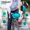 Bomence Small Bicycle Handlebar Bag Waist Bag 2-in-1, Belt Bag,