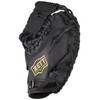 ZETT BSCB56912A Lightex Soft Baseball Catcher Mitt, Right Toss, Black