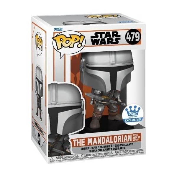The Mandalorian with Beskar Staff Funko Exclusive