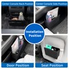 HUWANDE Car Trash Can,Multi-Function Garbage Can,Small Car Door Organizer,Leather Car