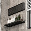 2 Pcs RV Aluminum Foldable Shelf, Wall-Mounted Foldable Shelf, Hidden