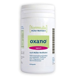 Oxano Sport Vitalstoff-Kapseln - Müller-Wohlfahrt, Vitamine, Magnesium, Coenzym Q10, Nahrungsergänzungsmittel für Sportler