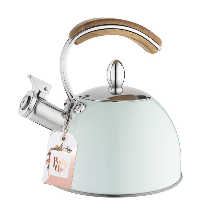 Pinky Up Presley Tea Kettle, Stovetop Stainless Steel Kettle, Whistling,