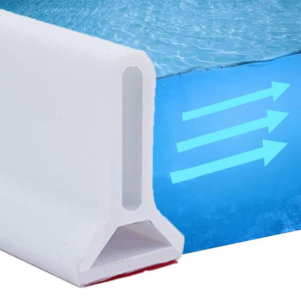 Collapsible Shower Threshold Water Dam Water Barrier for Shower and