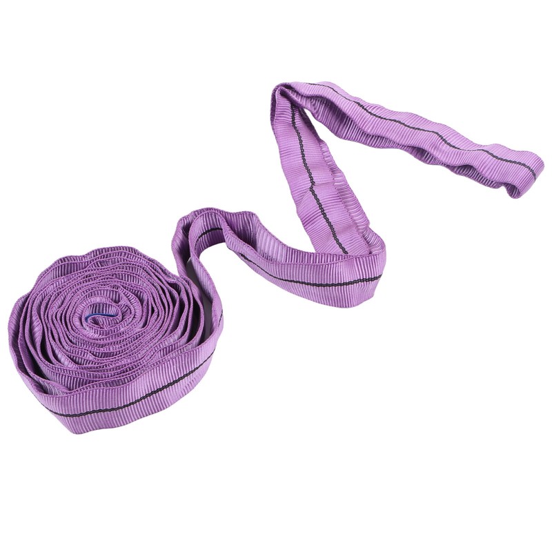 Lifting Sling Hoist Webbing 1T Polyester Rigging Strap Purple for