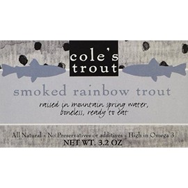 Cole's Applewood Smoked Rainbow Trout, 3.2 Oz. Cans (Pack of 2)