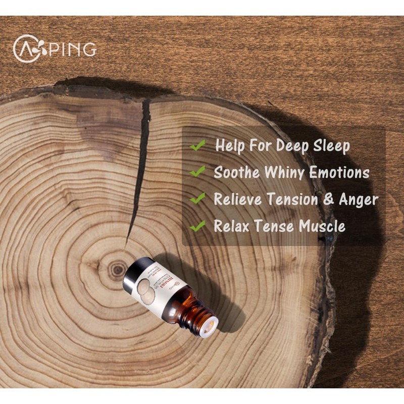 AOPING Hinoki Essential Oil - 100% Pure Organic Natural Plant