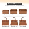 LOUKAYCCI Felt Purse Organizer insert for birkin 25 bag organizer