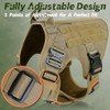 rabbitgoo Chaleco Táctico Arnés para Perro Grande con Sistema Molle