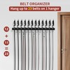 Cuipingoo Belt Hanger for Closet Max 42 Belts, 2-in-1 Wall