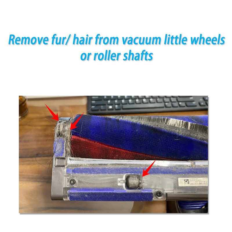 Cleaning Tool Kits, Hair Removal Tools for Vacuums Wheels (Long