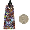 Glass Of Venice Murano Glass Matte Millefiori Necklace - Multicolor