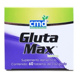 Glutamax 60 Tab .62g C/u Acido Glutamico Con Complejo B Y Vi Sabor Sin Sabor
