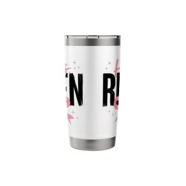 Easter Bow He is Risen Shirt Aesthetic Coquette Ribbon Women Stainless Steel Insulated Tumbler