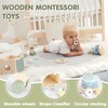 Freniland Montessori Toys for 1 Year Old，3-in-1 Wooden Baby Toys，Wooden
