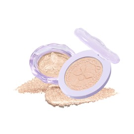 NovoUnow ハイライターパウダー 輪郭を整えてハイライト ピカピカ 立体感のあるブライトニング メイクアップハイライターパレット パウダーシマーハイライター 防水長持ち #03ピンクニュード -vine