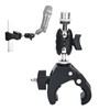 Mic Clamp with Double Ball Head, 360° Adjustable Microphone Mount,