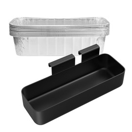 Grease Tray with Catch Pan for Camp Chef Accessories, Aluminum Drip Pans Liner Set for Camp Chef SG100 SG90 SG14 SG30 SG60 Stove, Drip Catcher Pan for Camp Chef Parts, Grease Tray Replacement