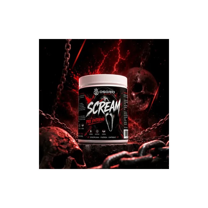 Pre Entreno Osorio Elite Scream 120g Suplemento Gym