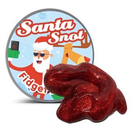 Santa Snot Fidget Putty Christmas Stress Relief Gags Weird Stocking Stuffers Secret Santa Gifts for Coworkers Unique White Elephant Ideas Red Putty Santa Gags