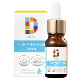 Danaeum Vitamin D-Drop 1000IU, 9.9ml, 1 piece / 다나음 비타민 D-드롭 1000IU, 9.9ml, 1개