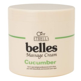 Ciel Etubera Cucumber Massage Cream, 14.2 oz (420 g), Commercial Use, Body Massage, Body Cream, Face Cream, Facial Cream, Body Massage Cream