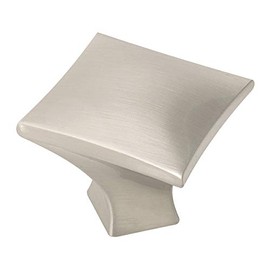 Hickory Hardware H076014-SN Twist Collection Knob, 1-1/4 Inch Diameter, Satin Nickel (4)