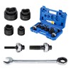 IBOSAD Manual Knockout Hole Punch Driver Kit 1/2",3/4",1",1-1/4" Electrical Conduit