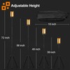 iodoo 13200mAh Rechargeable Solar Work Light,IPX4 Waterproof with Folding Stand