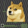 Doge Head Large - 14.0"x15.0" - Printed Vinyl Decal Sticker