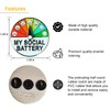 Arturbo Fun My Social Battery Slider Pin,Cool Creative Introvert Enamel