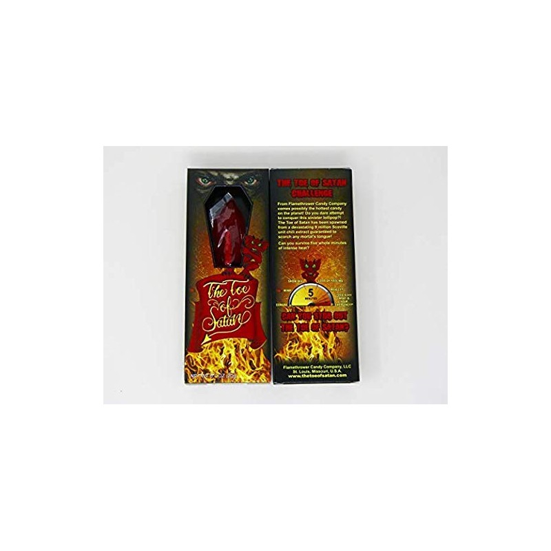 Flamethrower Candy Co Toe of Satan Lollipop Two Pack Caroline
