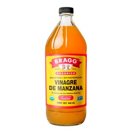 BRAGG Vinagre De Manzana Gourmet Orgánico Sin Filtrar Sin Pasteurizar Con La Madre 946 ml                                                             