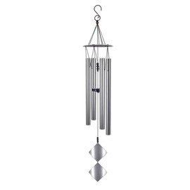 Sunset Vista Designs Wind Chimes for Outside Garden Décor Aluminum Wind Chime, 36", Double Diamond