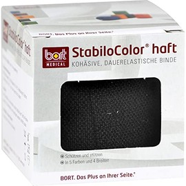 Bort Stabilocolor Binde 8cm Schwarz