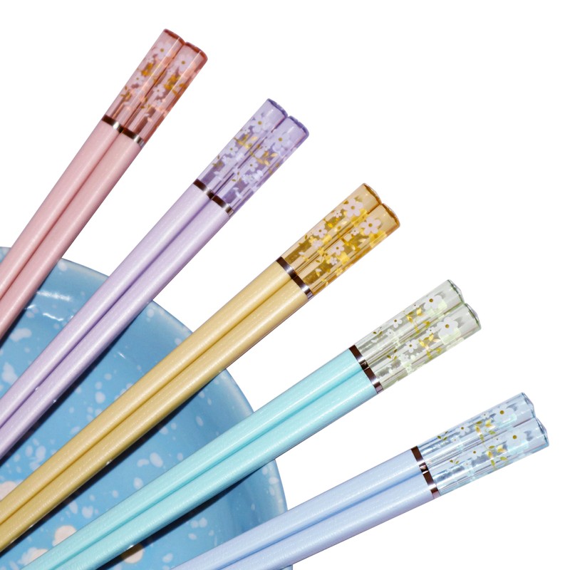HELERKOL Palillos de Plástico Multi Floral Apto para Lavavajillas 9.6