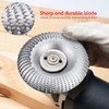 Upgraded Version Angle Grinder Wood Carving Disc, 4 Pieces Wood