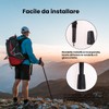Esshogo Pack of 6 Rubber Buffer Trekking Poles, Pole Tip,