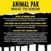 Animal Pak - Convenient Multivitamin for Men & Women Daily