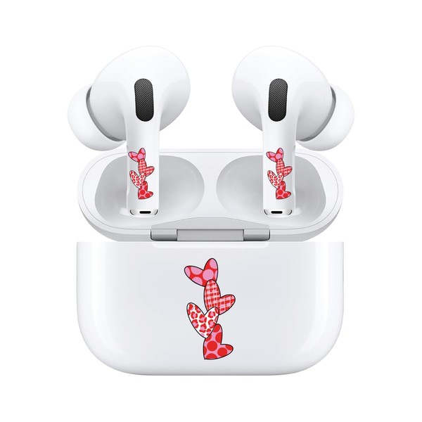 AirSkins Cute Heart Stickers Compatible with AirPods 3 - Matching